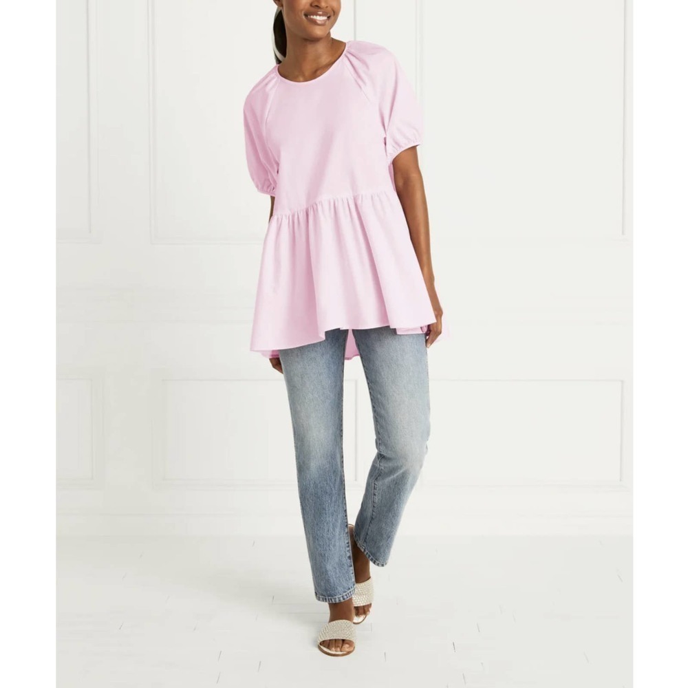 Hill‎ House The Francesca Top Ballerina Pink Babydoll Top Medium